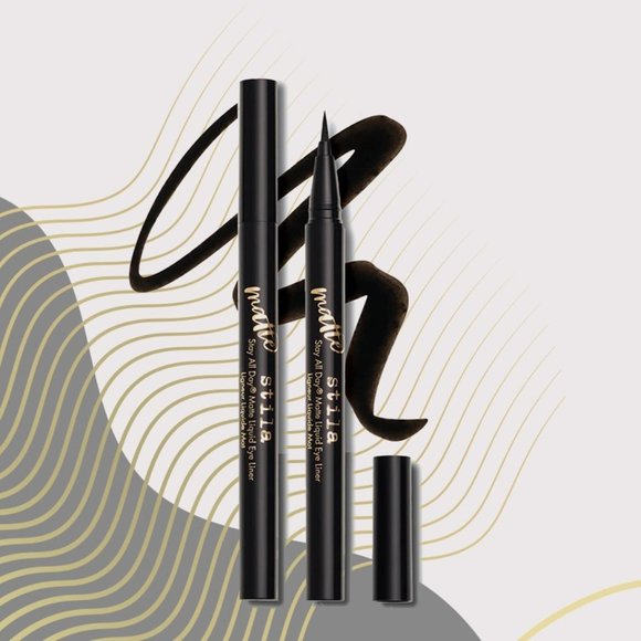 ✅ STILA  #INTENSE BLACK Stay All Day MATTE Liquid Eye Liner  ✨ New in box - Picture 5 of 10